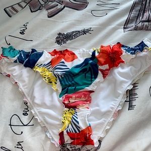 Women’s Hollister floral bikini bottom size L